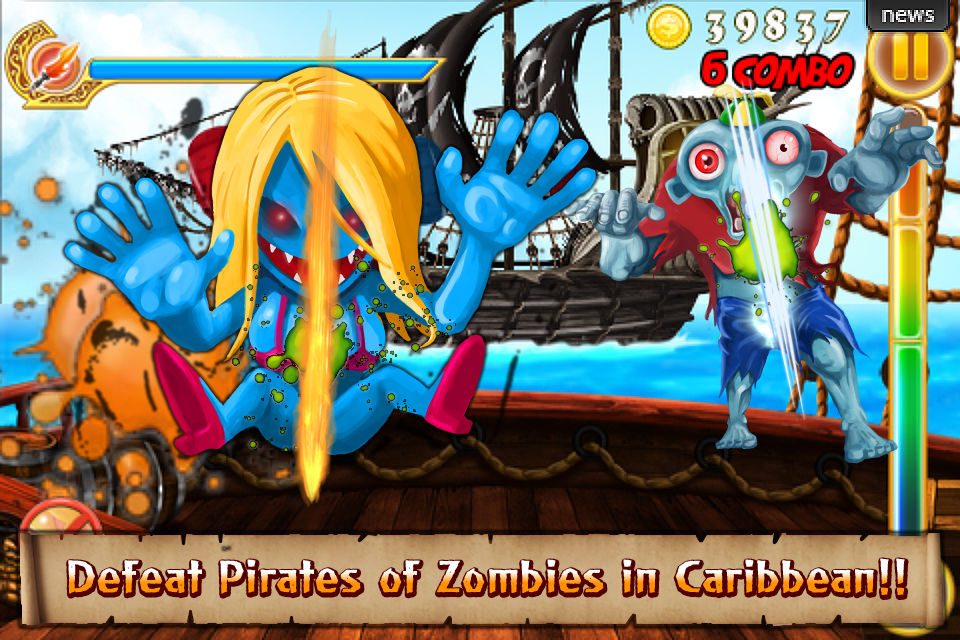 Free Caribbean Zombie iPhone Game